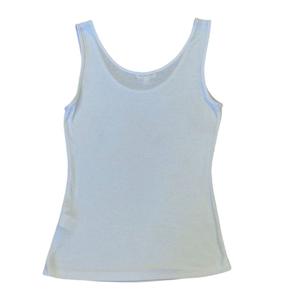 Calvin Klein Women's Studded Tank Top White Size S Casual Summer - Picture 5 of 6